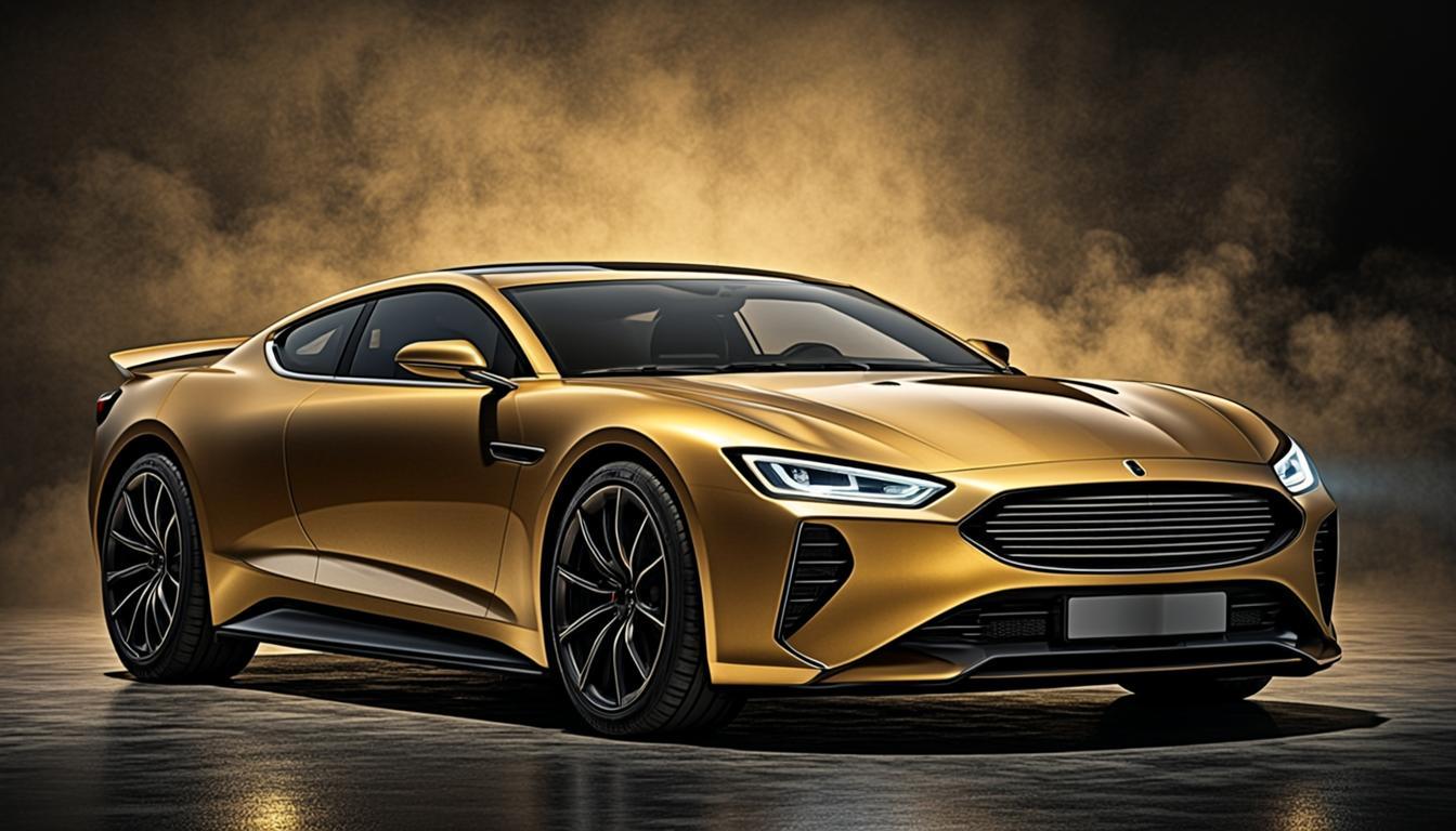 Hypercar de luxe MADANI émergeant de l'obscurité
